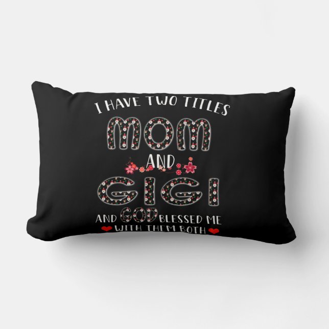 Coussin Rectangle Gigi Lover| Maman Et Gigi (Recto)