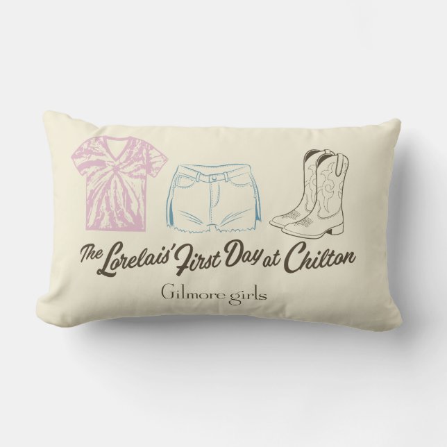 Coussin Rectangle Gilmore Girls Lorelai Chilton Outfit Design (Recto)