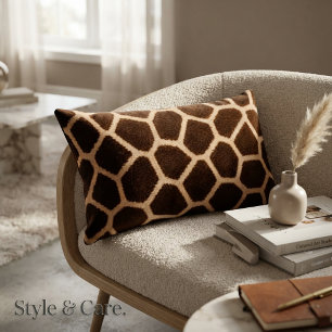 Coussin Rectangle Girafe Élégante Motif De Haute Qualité Élégant