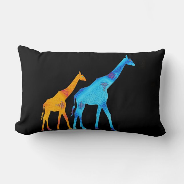 Coussin Rectangle Giraffe (Recto)