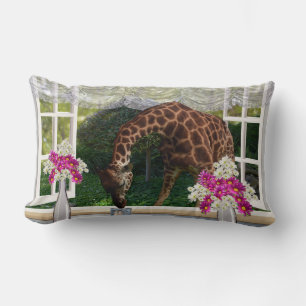 Coussin Rectangle Giraffe Dans Ma Veuve, Lumbar Cushion