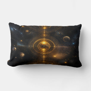 Coussin Rectangle Golden Sacred Geometry Space