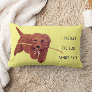 Coussin Rectangle Goldie Golden Doodle Throw Pillow