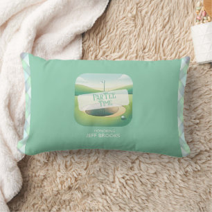 Coussin Rectangle Golf À Thème Anniversaire Jeu d'Oreiller