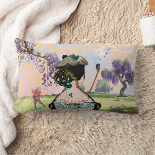 Coussin Rectangle Golfeuse Wisteria Sunrise