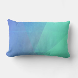 Coussin Rectangle Gradation Blue Aqua & Turquoise