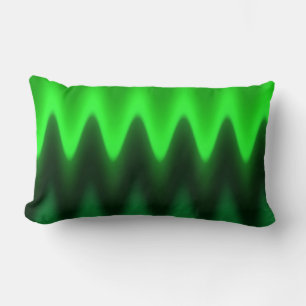 Coussin Rectangle Gradient vert Chevron