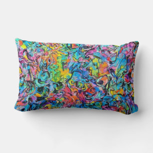 Coussin Rectangle graffiti
