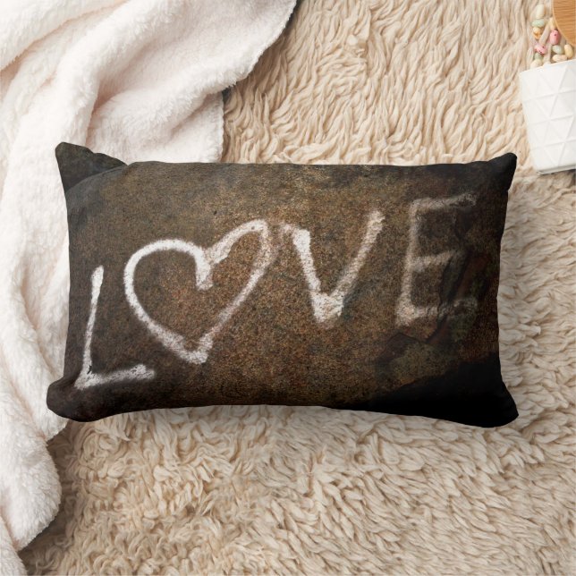 Coussin Rectangle Graffiti d'amour  (Couverture)