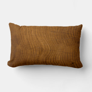 Coussin Rectangle grain de bois de chêne