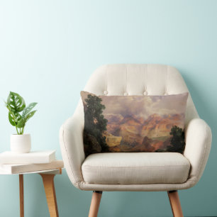 Coussin Rectangle Grand Canyon par Thomas Moran, Paysage Vintage
