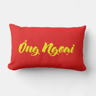 Coussin Rectangle Grand-père maternel vietnamien - Ông Ngoại