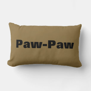 Coussin Rectangle Grand-père - Paw Paw Custom