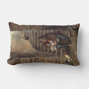 Coussin Rectangle Grand-Père S'Occupe De Son Petit-Fils