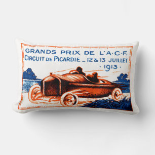 Coussin Rectangle Grand Prix automobile de 1913