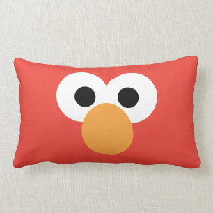 Coussin Rectangle Grand visage d'Elmo