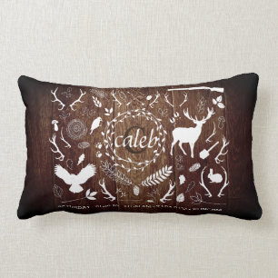 Coussin Rectangle Grange personnalisée de décor de crèche de bébé de