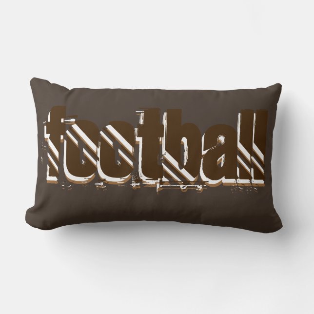 Coussin Rectangle Graphiques de football (Recto)