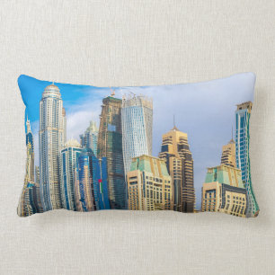 Coussin Rectangle gratte-ciel moderne de Dubaï Corniche