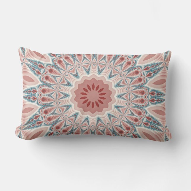 Coussin Rectangle Grattez moderne Kaleidoscope Mandala art fractal (Recto)