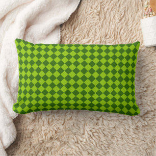 Coussin Rectangle Green Combination Diamond Motif par STaylor