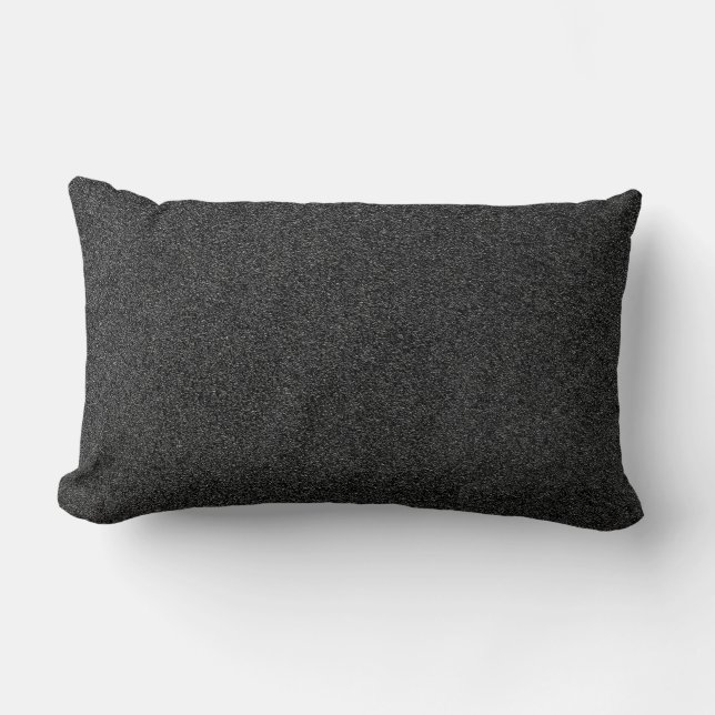 Coussin Rectangle Gris noir de charbon (Recto)