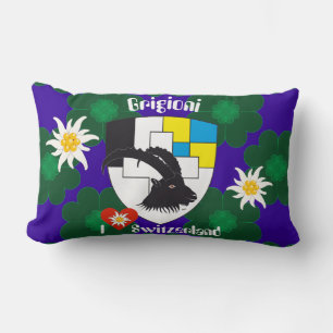 Coussin Rectangle Grischun Grigioni Schweiz Svizra Kissen