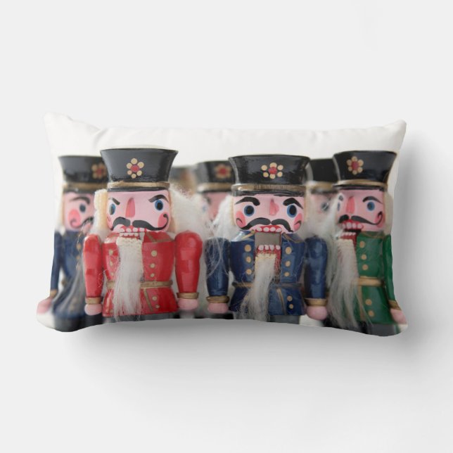 Coussin Rectangle Groupe de Nutcrackers (Recto)