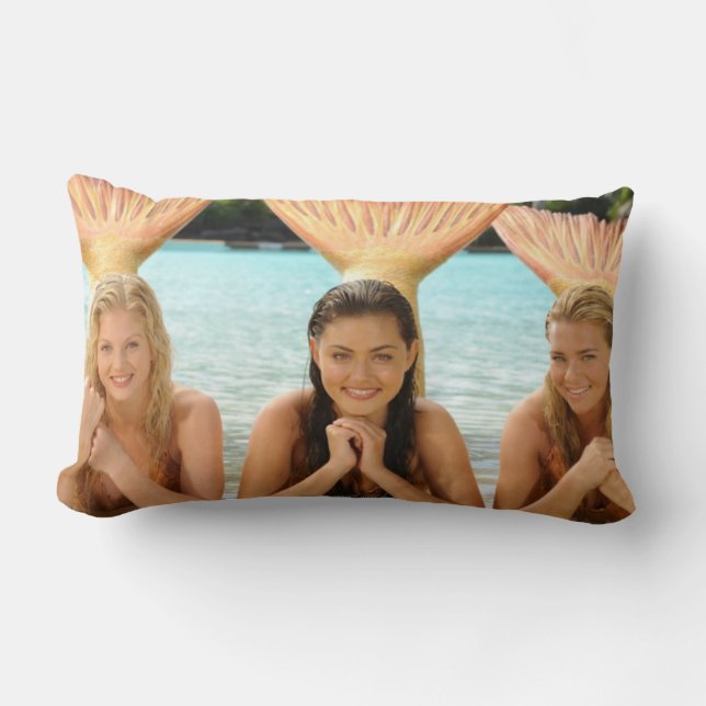 Coussin Rectangle Groupe sur la plage (Recto)