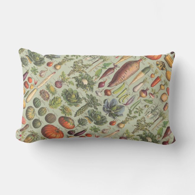 Coussin Rectangle Guide français du jardin (Recto)