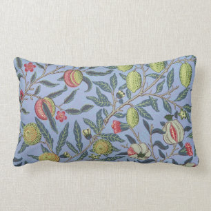 Coussin Rectangle Guillaume Morris Fruit Pomegranate Blue Orament
