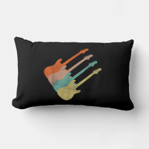 Coussin Rectangle Guitar Lover   Vintage Electric guitar