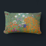 Coussin Rectangle Gustav Klimt Fleur Jardin Cottage Nature<br><div class="desc">Un beau tableau de jardin - c'est un tableau classique de Gustav Klimt,  appelé Cottage Garden,  ou Bauergarten,  1907,  qui est un gros plan d'un jardin fleuri,  un tableau floral coloré.</div>