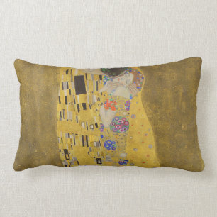 Coussin Rectangle Gustav Klimt La Galerie du baiser (Amoureux) HD Vi