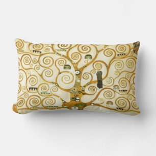 Coussin Rectangle Gustav Klimt L'Arbre De Vie Art Nouveau Vintage
