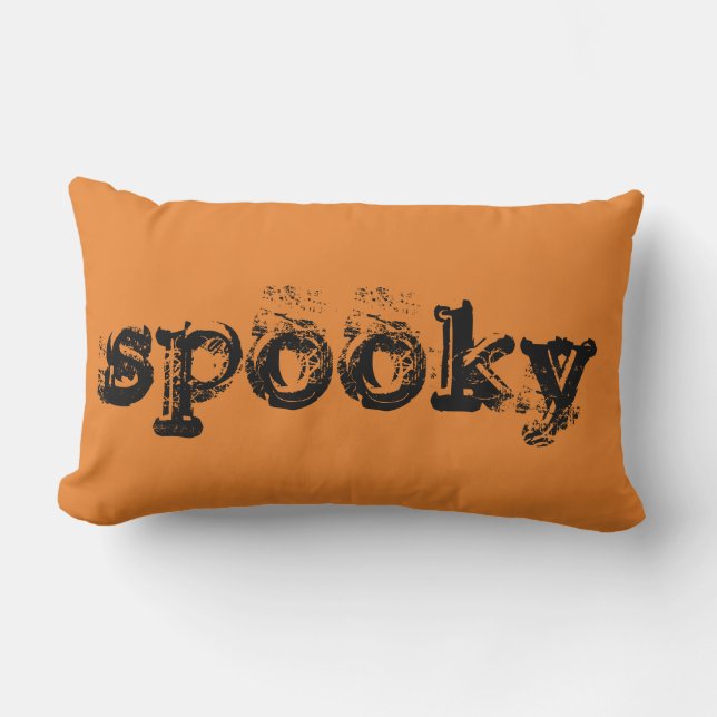 Coussin Rectangle Halloween Éffrayant (Recto)
