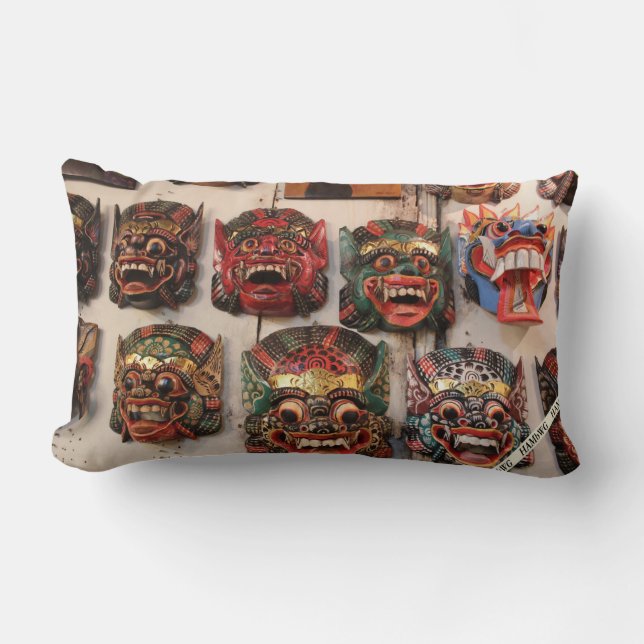 Coussin Rectangle HAMbWG - Pilotes - Masques d'horreur (Recto)