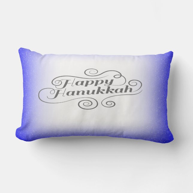 Coussin Rectangle Hanukkah Saison de l'Espoir (Recto)