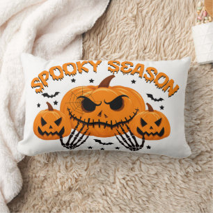Coussin Rectangle Happy Halloween Witch Saison Éffrayante Citrouille