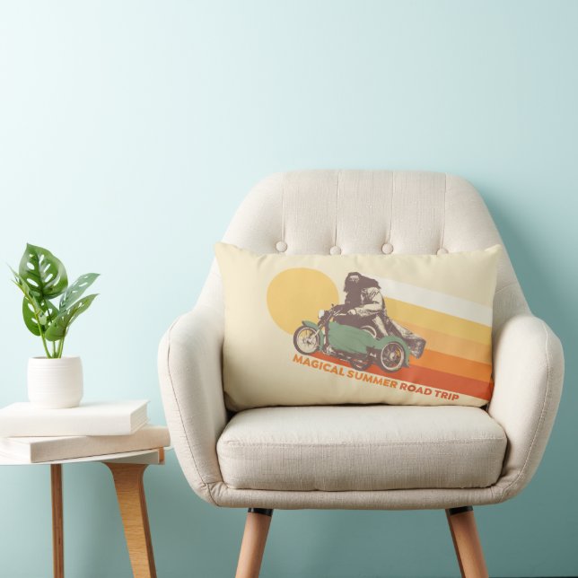 Coussin Rectangle HARRY POTTER™ | Hagrid Magical Summer Road Trip (Chaise)