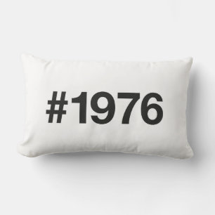 Coussin Rectangle Hashtag 1976 49 Anniversaire