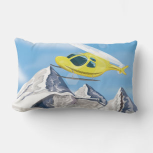 Coussin Rectangle Hélicoptère de sauvetage
