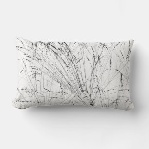 Coussin Rectangle Herbe D'Hiver En Neige