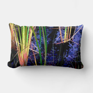Coussin Rectangle Herbes tropicales d'étang