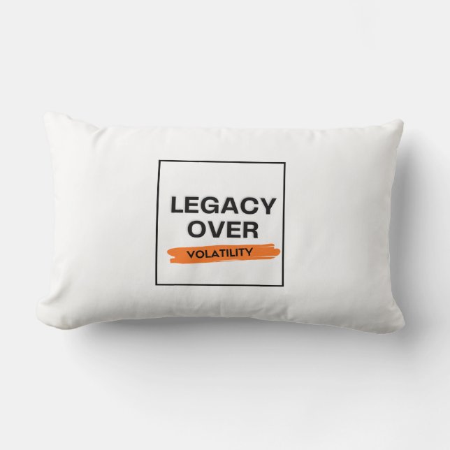 Coussin Rectangle HÉRITAGE SUR VOLATILITÉ - Investisseur (Recto)