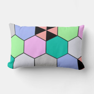 COUSSIN RECTANGLE HEXAGON COLORÉ