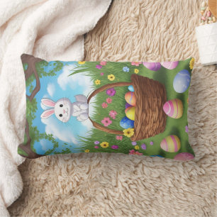Coussin Rectangle Hippity Hop Bunny Jeu d'oreiller