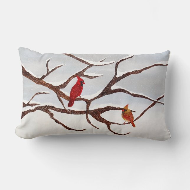 Coussin Rectangle Hiver (Recto)