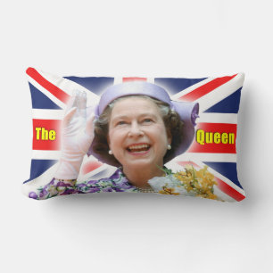 Coussin Rectangle HM Queen Elizabeth II - Majestic!