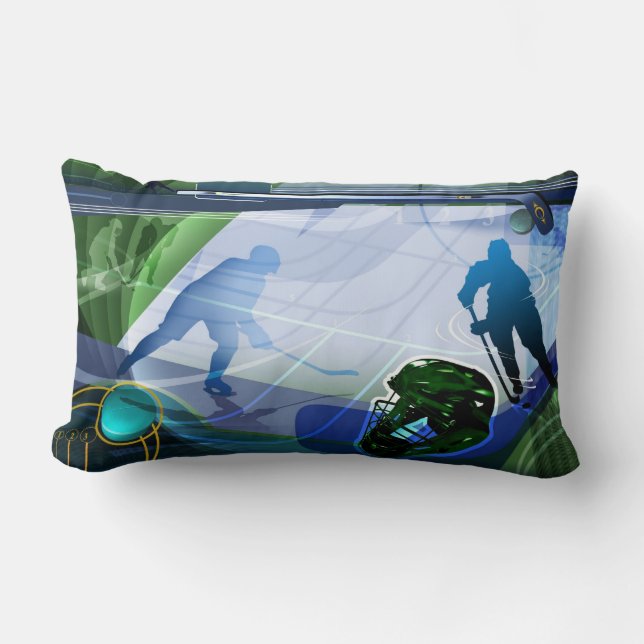 Coussin Rectangle Hockey (Recto)